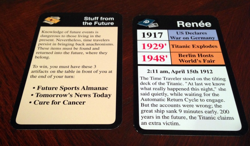  Early American Chrononauts Card Game - Travel Through