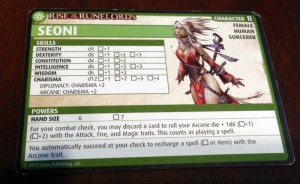 Pathfinder Character Card