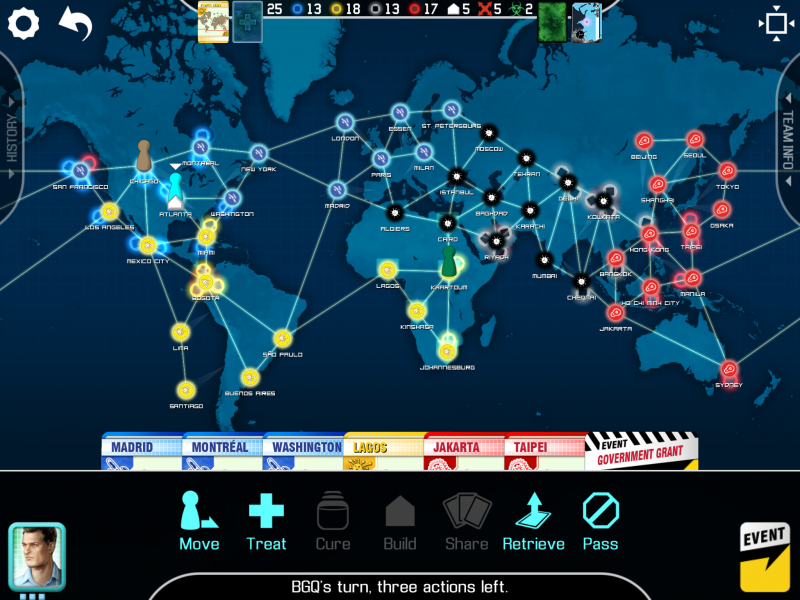 Pandemic Game Impressions