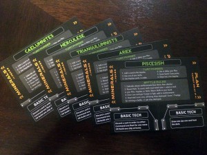 Impulse Race Cards