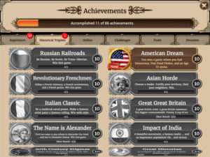 Through the Ages iOS Achievements