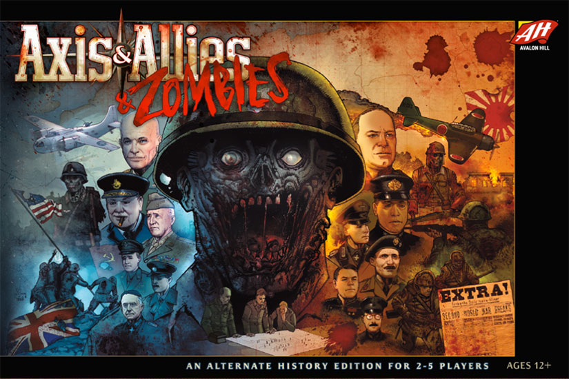 Axis Allies Zombies Board Game Quest