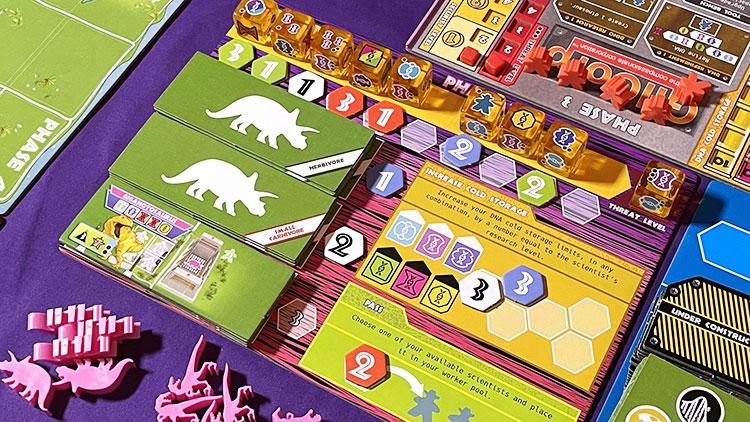 Dinosaur Island, Board Game