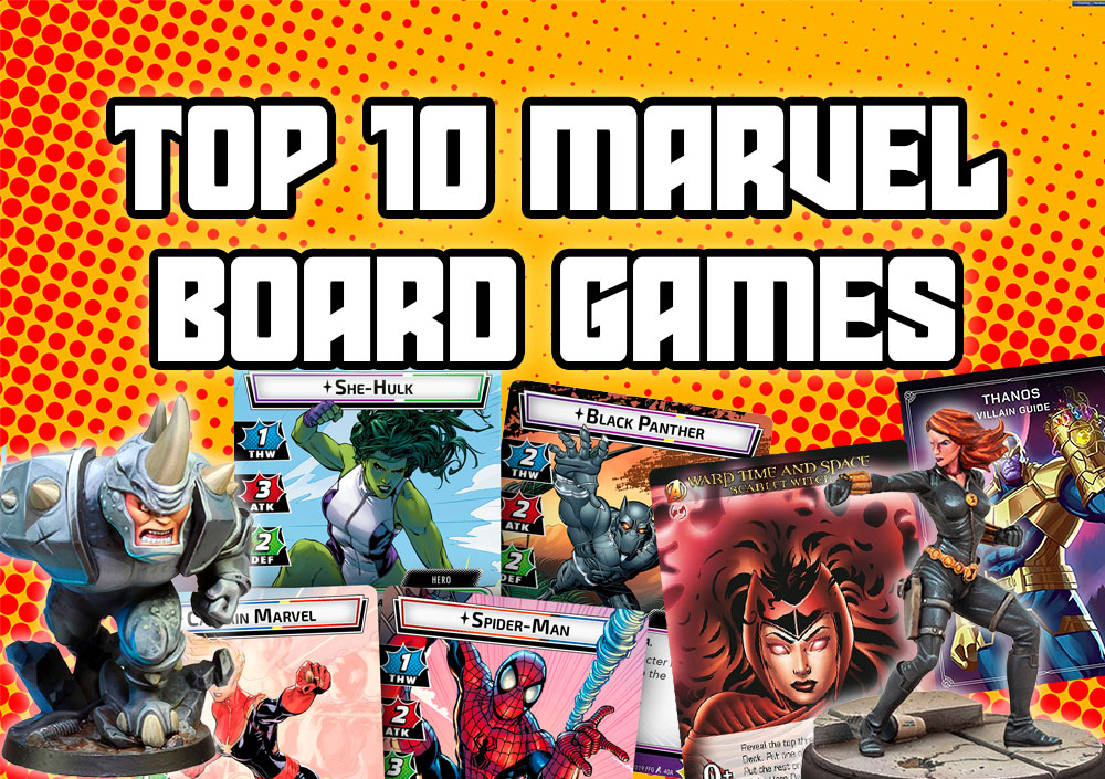 Top 10 Marvel Board Games | Board Game Quest