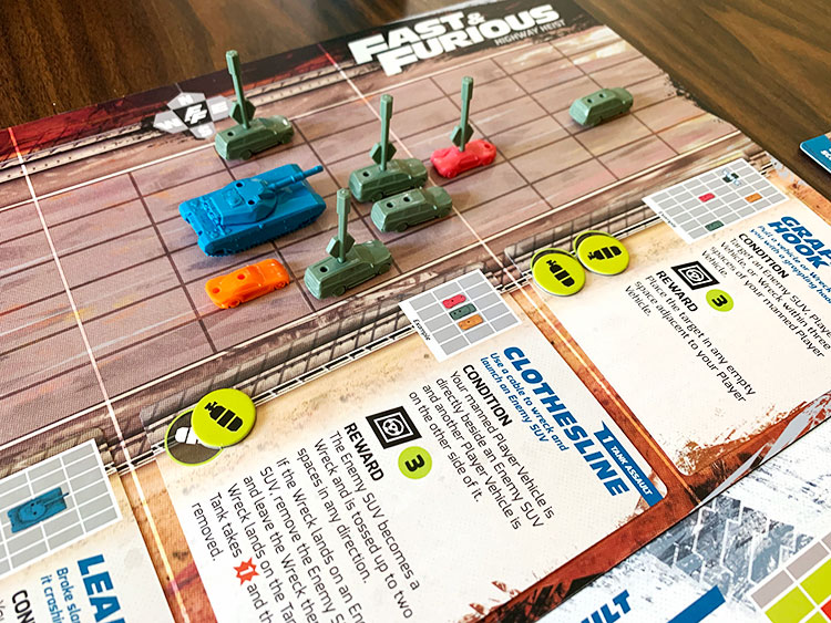 Fast & Furious: Highway Heist, Board Game