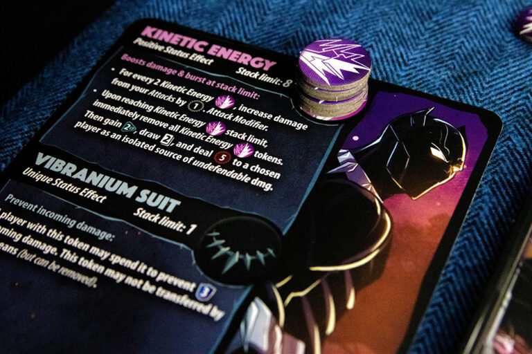 Marvel Dice Throne Captain Marvel vs. Black Panther Preview Board