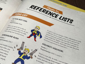 Fallout RPG Reference List