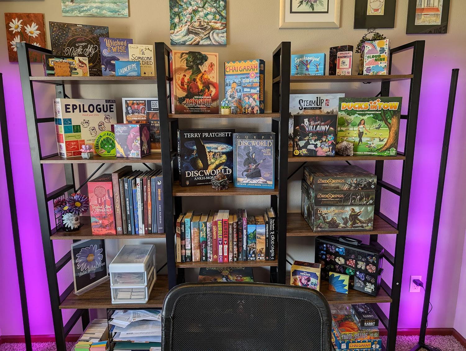 Organization shelves