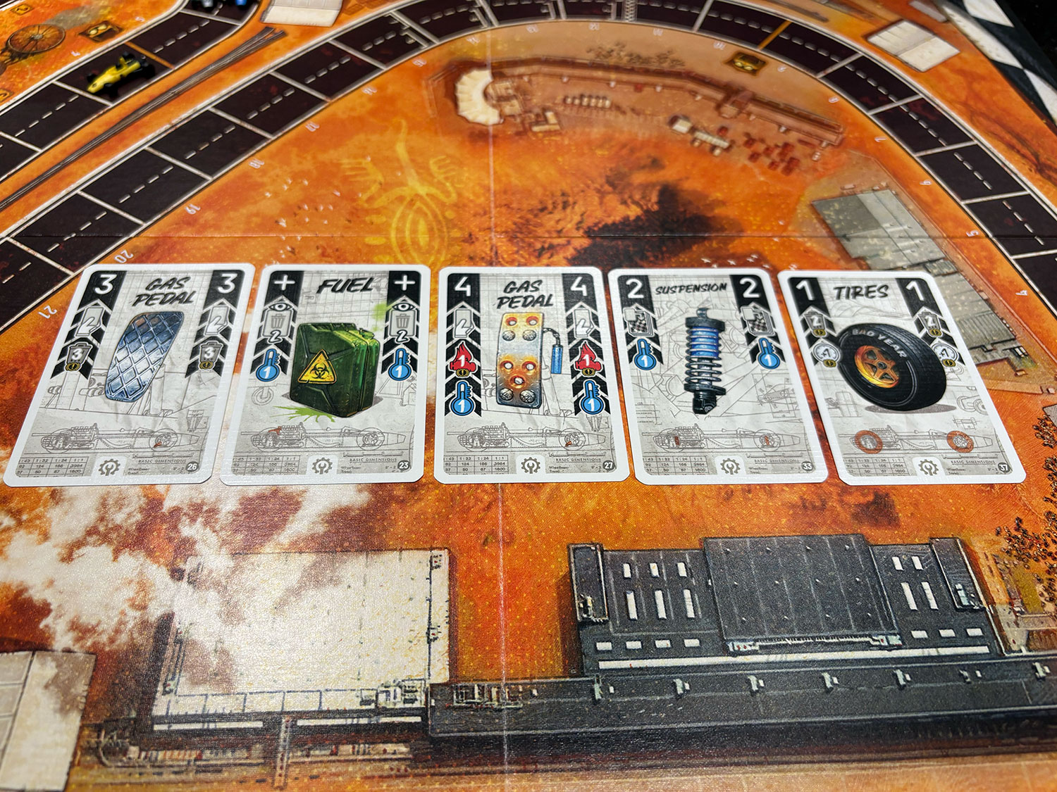 Heat: Pedal to the Metal Cards
