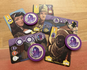 Splendor Duel: The Counterfeiters Components